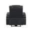 Fauteuil inclinable électrique en cuir avec fonction Bluetooth, chargeur sans fil et porte-gobelet Aire