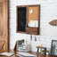 Entryway Wall Organiser with Key Hooks/Mail Storage/Chalkboard/Corkboard-2094185370