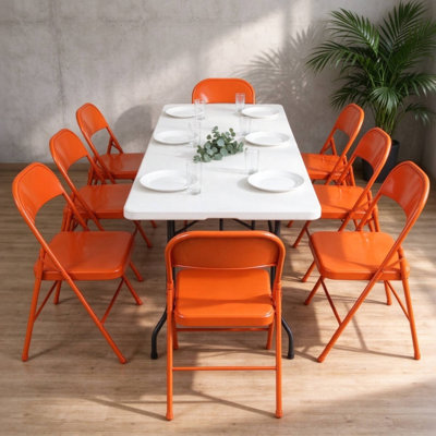 Steel Stackable Folding Chair
