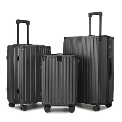 20"/24"/28" 3 pcs/set in ABS Spinner Wheel Luggage,Hard-shell suitcase set, durable hard-shell suitcase set with universal wheels, Suitable For Travel Vacations / Business Trips / Campus Life