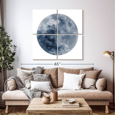 Lune bleue céleste d'Oberle