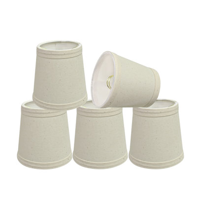 4'' H Cotton Empire Lamp Shade