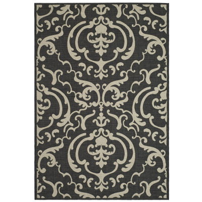 Egmund Performance Oriental Indoor/Outdoor Area Rug