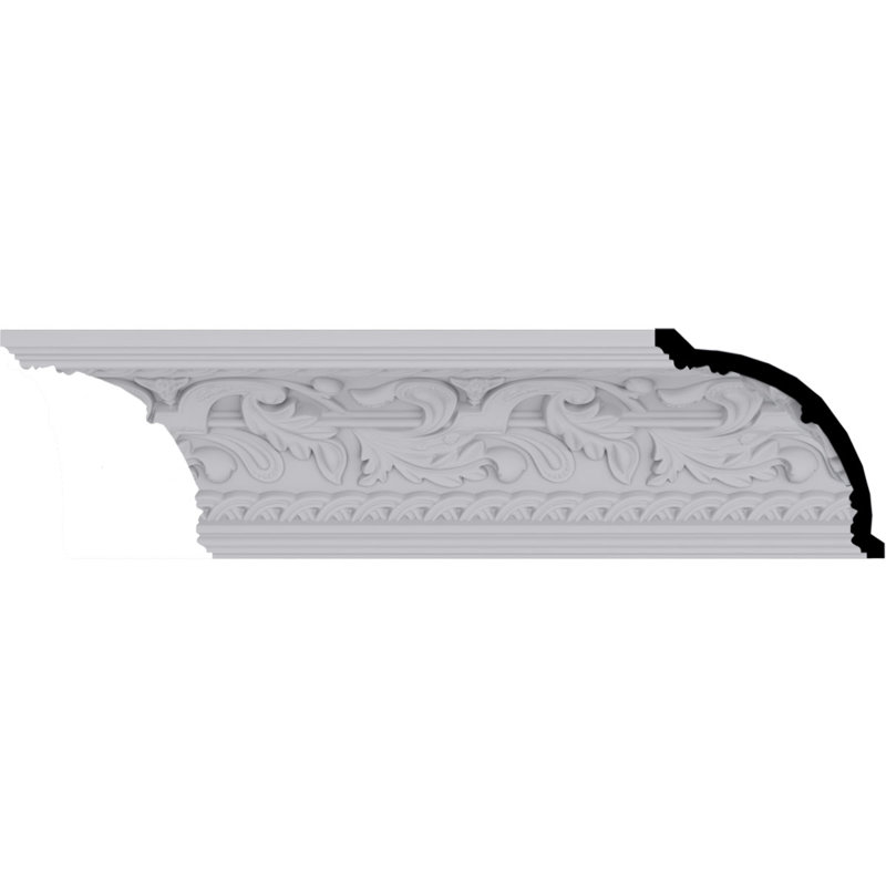 Kinsley 94.5" White Polyurethane Crown Moulding