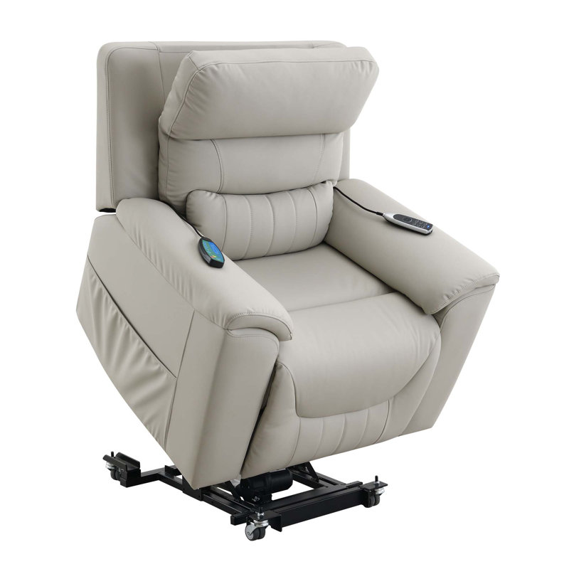 Fauteuil inclinable électrique en silicone avec mouvement, chauffage et massage