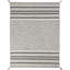 Canyon Cotton Striped Area Rug in Gray-176789161