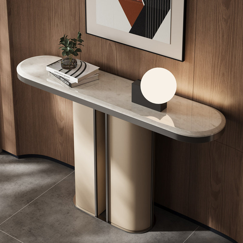 Console Modern Light Luxury, 34.6" H x 39.4" W x 11.8" D