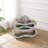 Suvi 26" Modern Cardboard Infinity 2-in-1 Lounge Bed Cat Scratcher with Catnip
