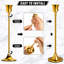 Bougeoirs dorés - Porte-bougie 6 pièces et accessoires de bougie 5 pièces, porte-bougies pour centre de table 