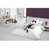 Ensemble de housse de couette pour lit simple 2 pièces pirate 