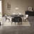 62.99" Modern Oval Black Dining Table Set with 6 Chairs for Kitchen, Bar, Living Room-1768396265-1768396269