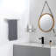 Porte-serviettes mural en acier inoxydable-92198810