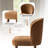 Davia Mid-Century Modern Upholstered Dining Chair With Solid Wood Leg-1965733557