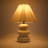 Kelsey 17.5" LED Bohemian Table Lamp With Ceramic Base