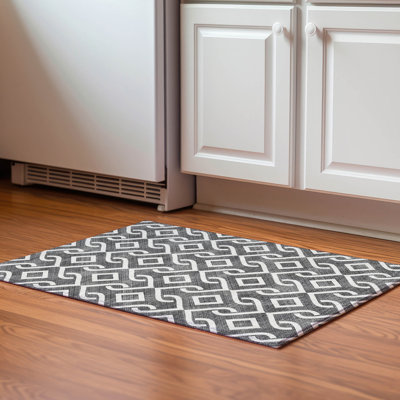 Premium Machine Washable Cerrito Black Rug