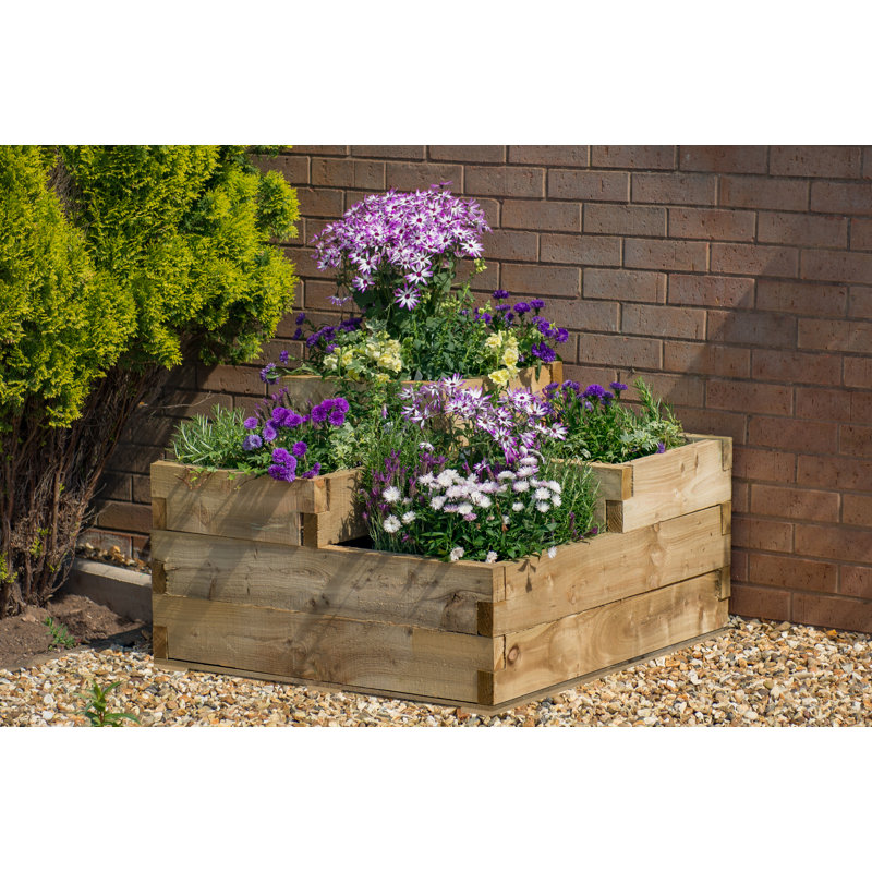 Wood Raised Garden Bed