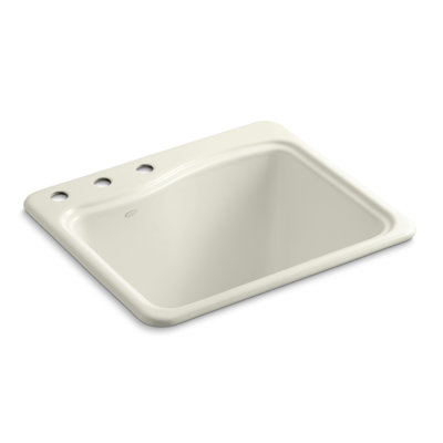 River Falls Metal Rectangular Drop-In Bathroom Sink