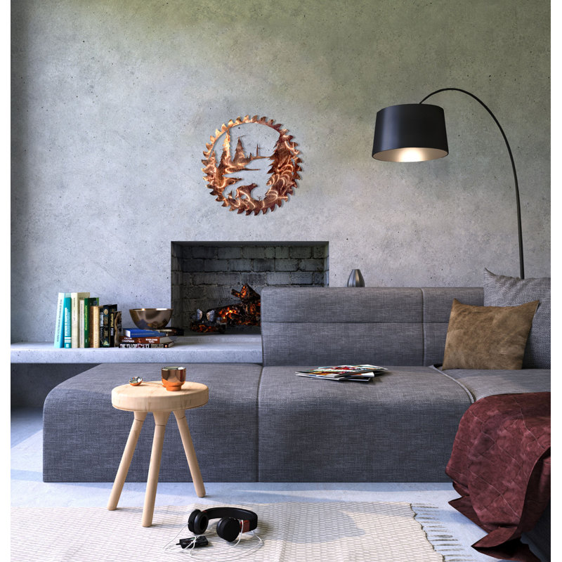 Décoration murale Inga, Distressed Copper