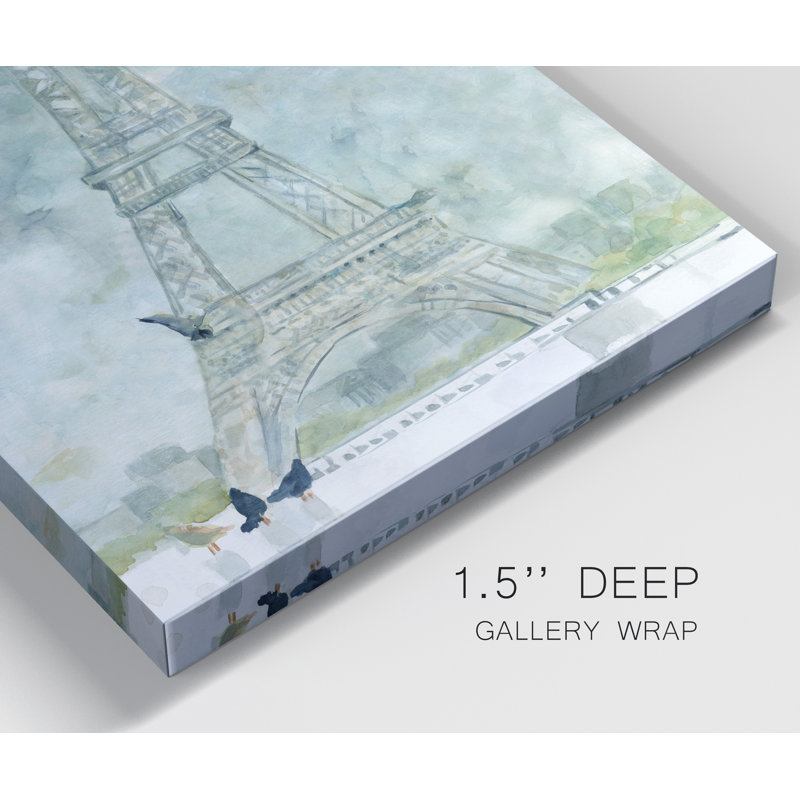 Paris in Flight - Reproduction sur toile tendue, H 40 po x l 40 po x P 1 po