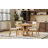 5PCS Retro Functional Dining Set, Extendable Round Table With 4 Upholstered Chairs For Dining Room And Living Room-1474041705