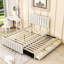 Lit plateforme tapissier avec lit gigogne et tiroirs de rangement-778333926-778333931