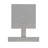 Sharyn 1-Light Indoor Chrome Bathroom Vanity Wall Sconce or Wall Mount with Frosted Glass Square Rectangle Shade