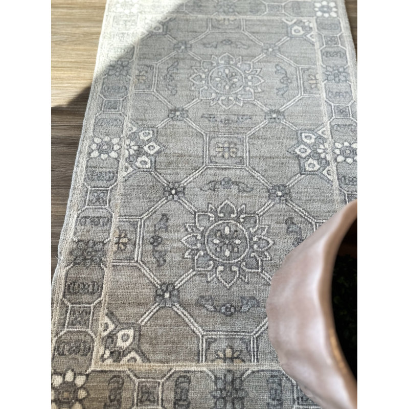 Tiny Knots Hand Woven Wool Area Rug