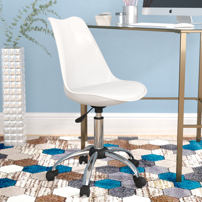 Chaise de travail Harland, Blanc