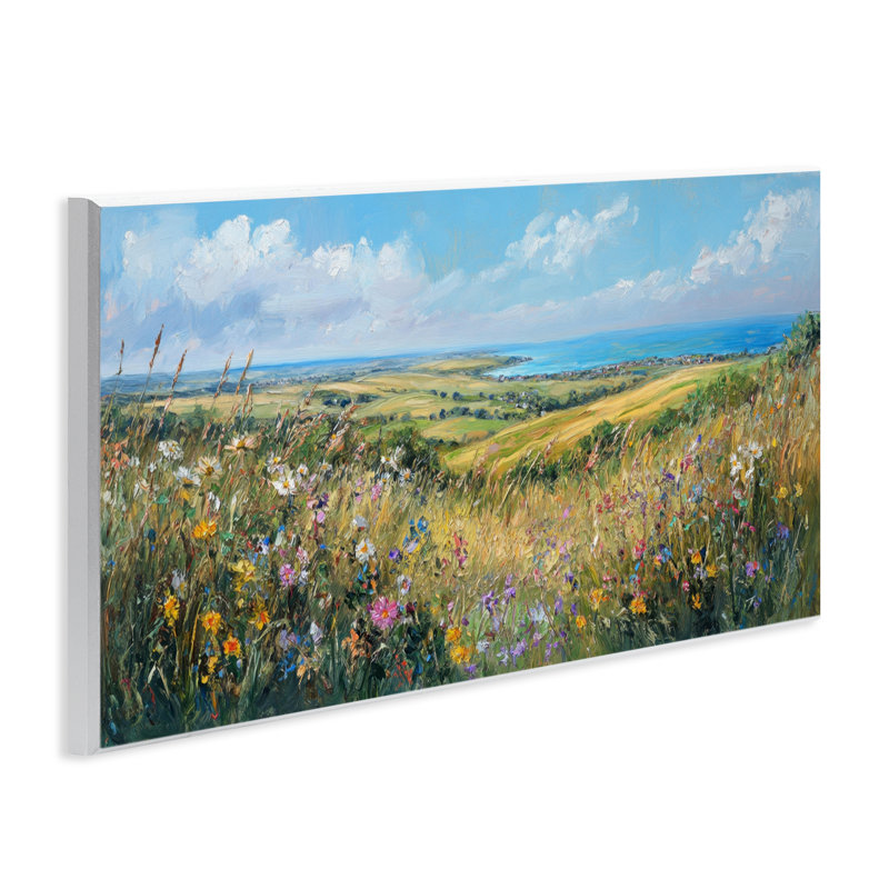 «Away in a Valley Landscape», plaque murale par Petal Prints Design