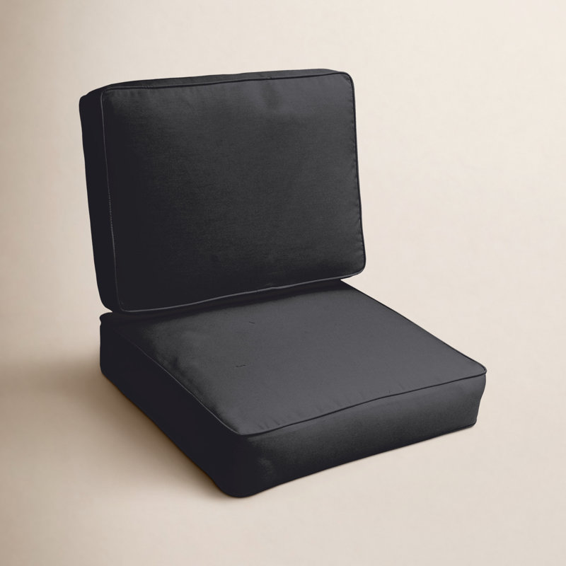 Azelia Outdoor 5'' Lounge Chair Seat / Back Cushion