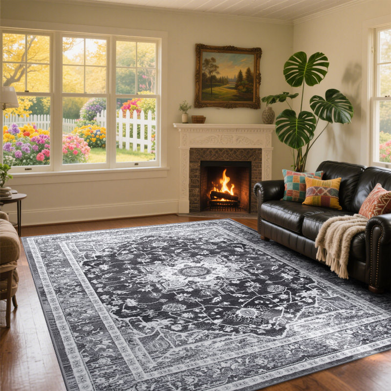 Tapis de salon Wymond, Rectangle 6 pi x 9 pi