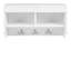6 - Hook Wall Mounted Coat Rack