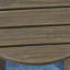 Table d'appoint d'extérieur en bois d'acacia 16 po-2008792025