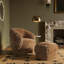 Natural Vegan Shearling Accent Chair-675092097
