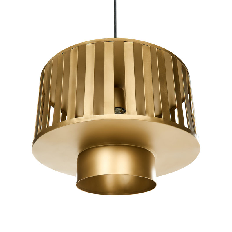 1 - Light Brass Single Pendant
