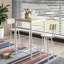 Bar Table, Equipped With 2 Bar Stools, With Backrest And Partition-835886006