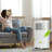 Antarctic Star 8,000 BTU  Portable Air Conditioner, Cools 350 Sq.Ft. 3-in-1 Air Conditioner with Remote