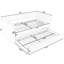 Lit de jour simple en tissu d'ameublement gris pour un style de vie polyvalent avec lit escamotable et confort-1206977960