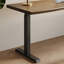Bureau rectangulaire brun en bois massif-1632815965