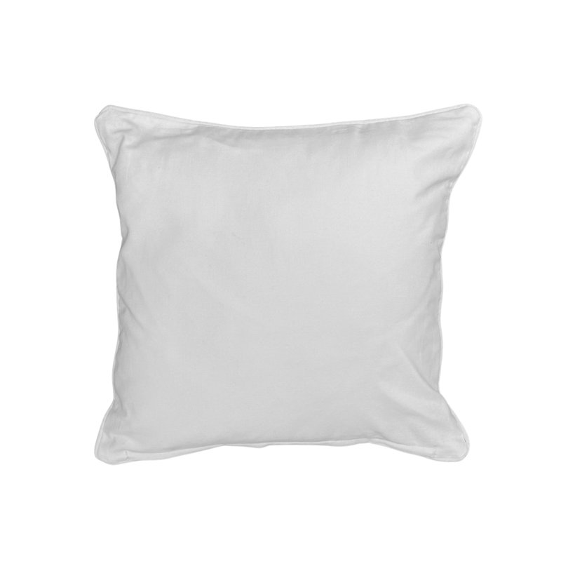 Coussin en polyester renne et arbre 18 x 18 - ensemble de 2, H 18 po x l 18 po, Bleu / beige, Carré