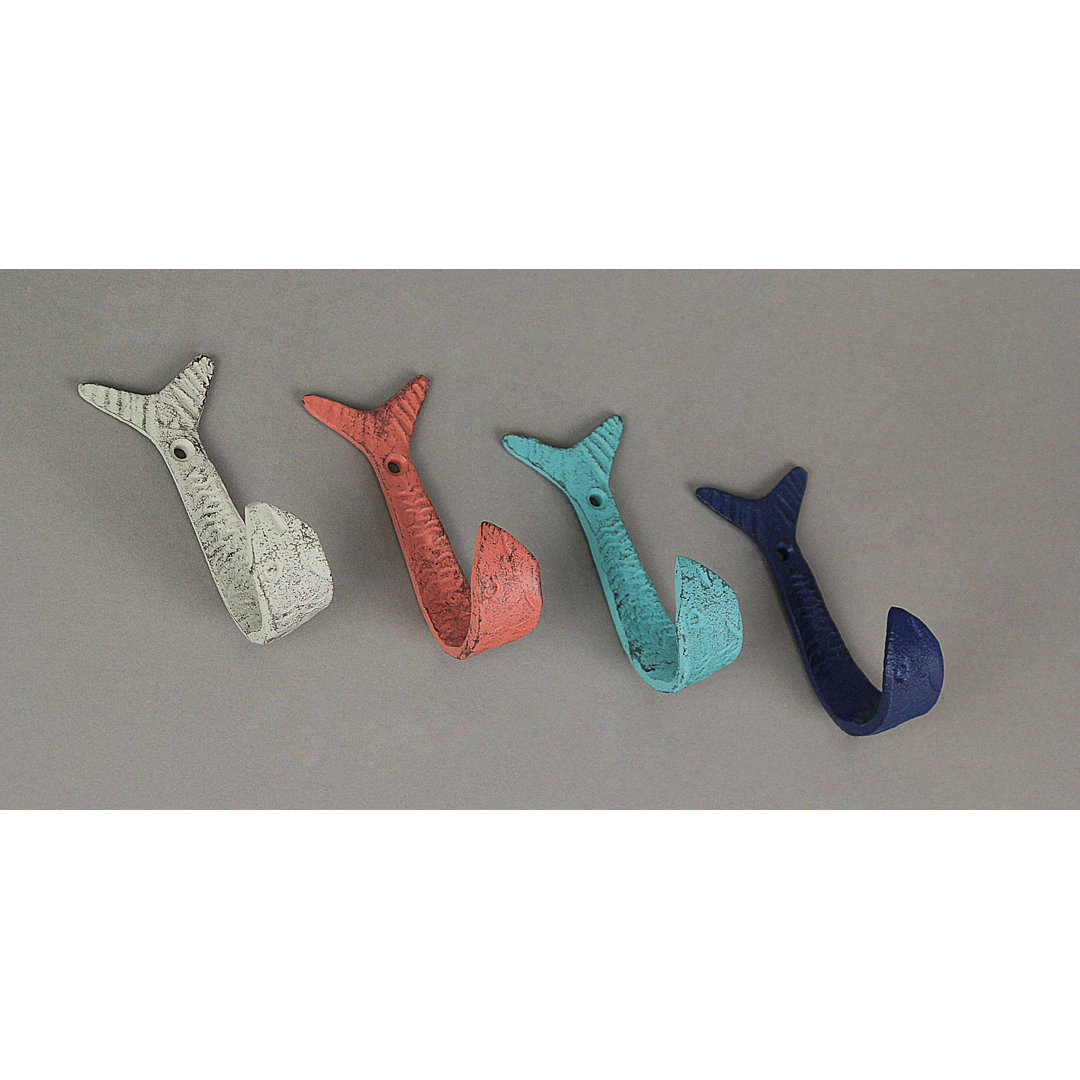 Albano Iron Wall Wall Hook (Set of 4) Longshore Tides