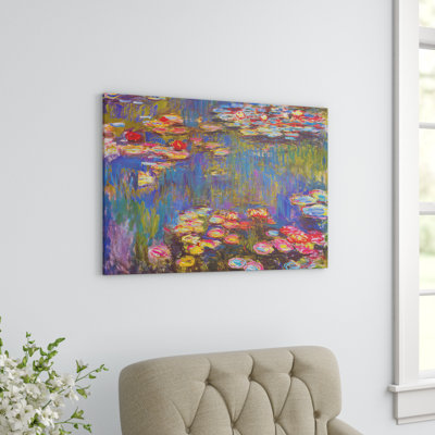 « Les Nymphéas, 1916 » par Claude Monet, reproduction sur papier
