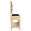 Garden Planter with Shelf Solid Fir Wood Outdoor Rectangular Box-398337850-398337848
