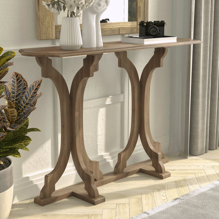 Vesely Saylor 45.9" Solid Wood Console Table