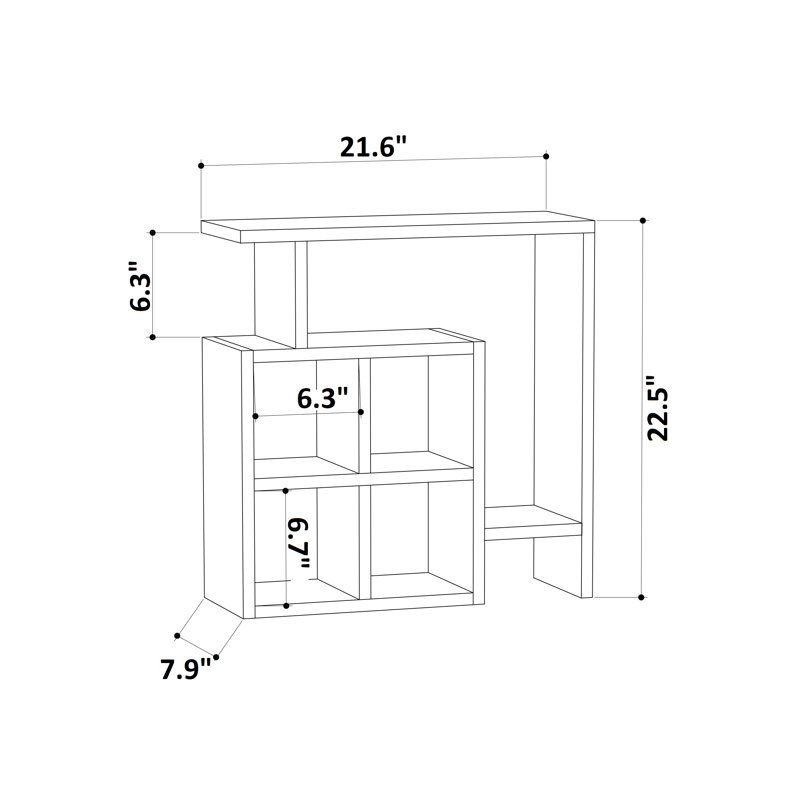 End Table, Anthracite