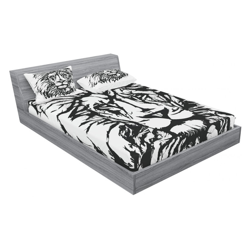 Microfiber Sheet Set, Full Sheet Set with Fitted Sheet
