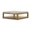 Roberta Coffee Table-Sandblasted White Marble