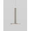 1 - Light Nickel LED Cylinder Pendant