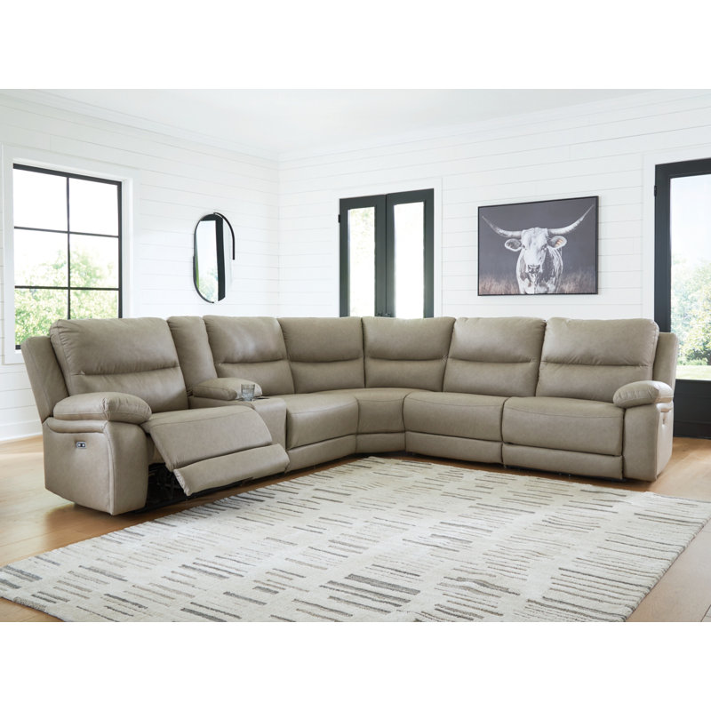 Canapé modulaire inclinable 6 pièces avec rangement Narwhal Place