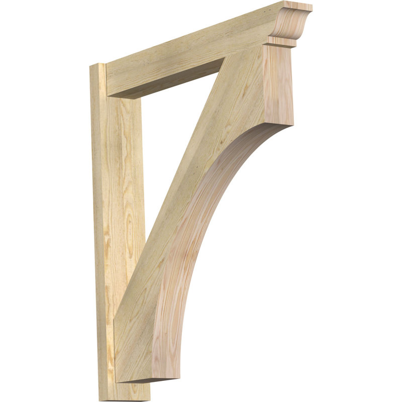 Persienne en bois Westlake, Sapin Douglas de 8 po (sciage brut), P 36 po x H 40 po